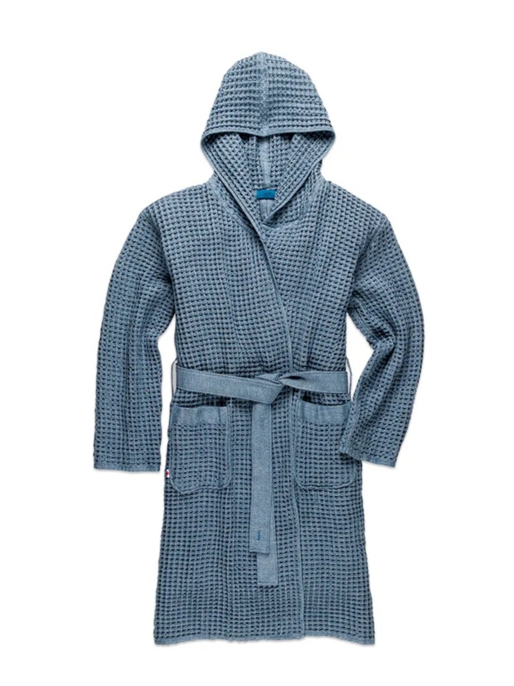 Onsen Supima® Waffle Bath Robe in Denim